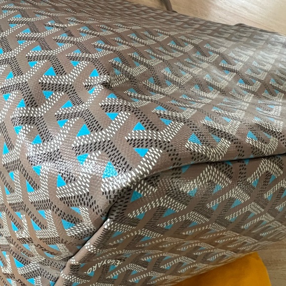Rare Goyard GM Limited Edition Turquoise blue and Greige St Louis Tote Bag - Picture 6 of 16